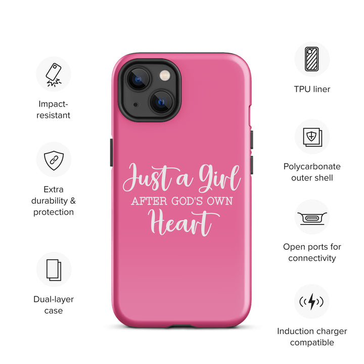 Christian Phone Case Girl After God's Heart for iPhone® iPhone® Phone Cases   