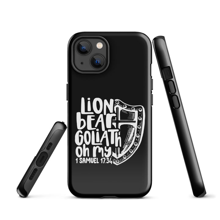 Christian Phone Case Lion Bear Goliath Oh My for iPhone® iPhone® Phone Cases   