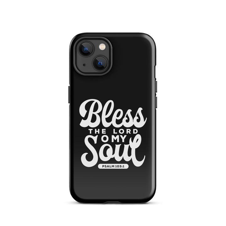 Christian Phone Case Bless The Lord Tough for iPhone® iPhone® Phone Cases Glossy iPhone 13 