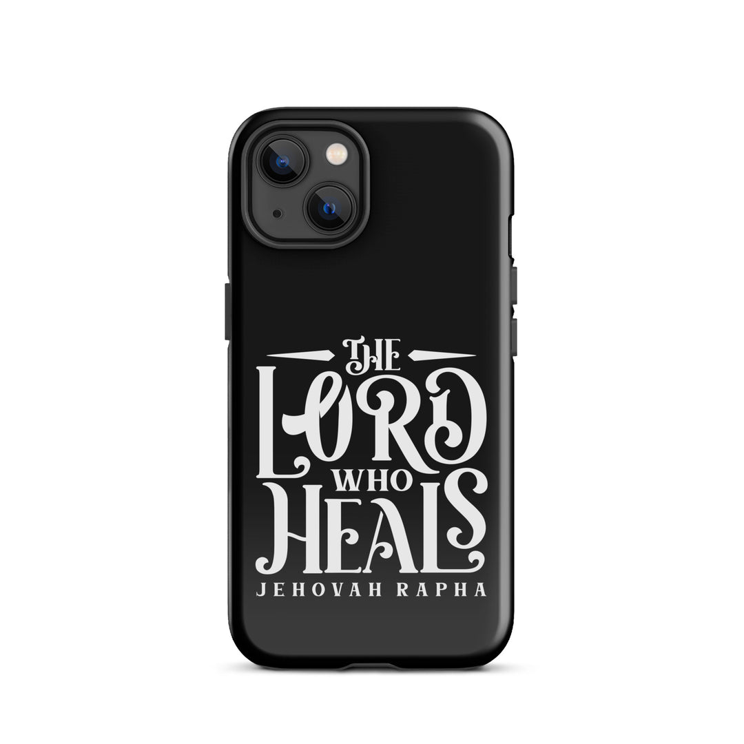 Christian Phone Case The Lord Who Heals Black for iPhone® iPhone® Phone Cases Glossy iPhone 13 