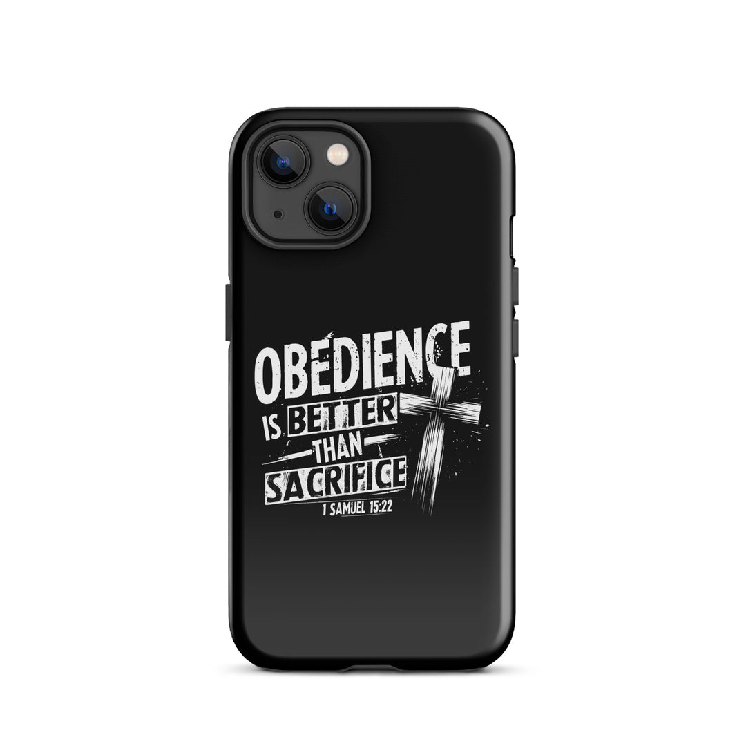 Christian Phone Case Obedience Is Better for iPhone® iPhone® Phone Cases Glossy iPhone 13 