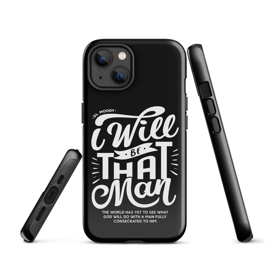 Christian Phone Case I Will Be That Man Black for iPhone® iPhone® Phone Cases   