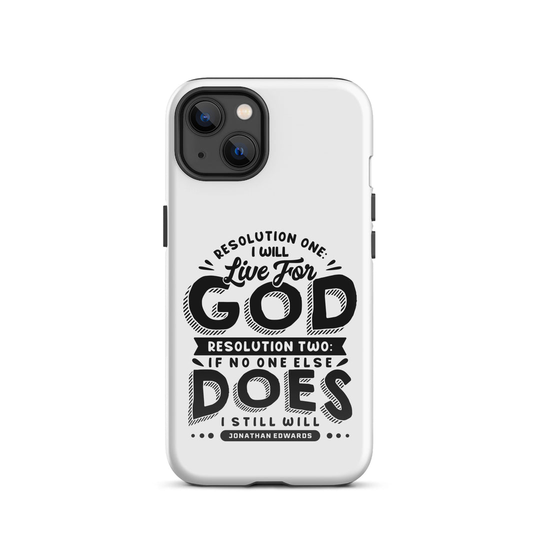 Christian Phone Case Live For God White for iPhone® iPhone® Phone Cases Glossy iPhone 13 