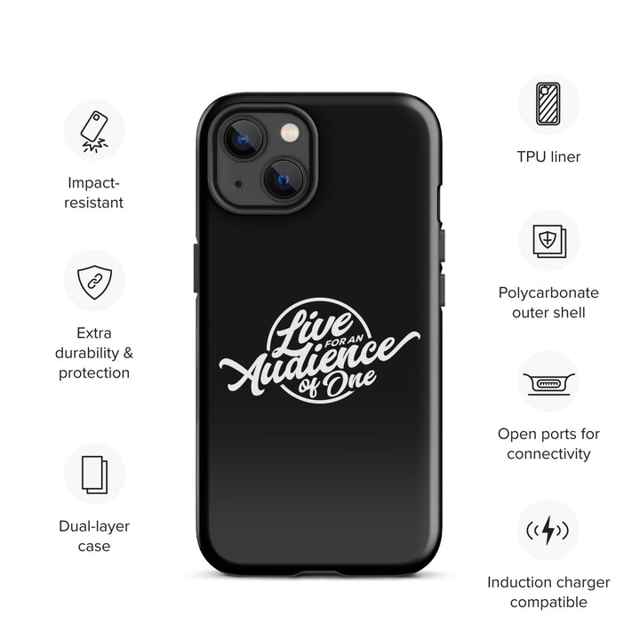 Christian Phone Case Audience of One Black for iPhone® iPhone® Phone Cases   