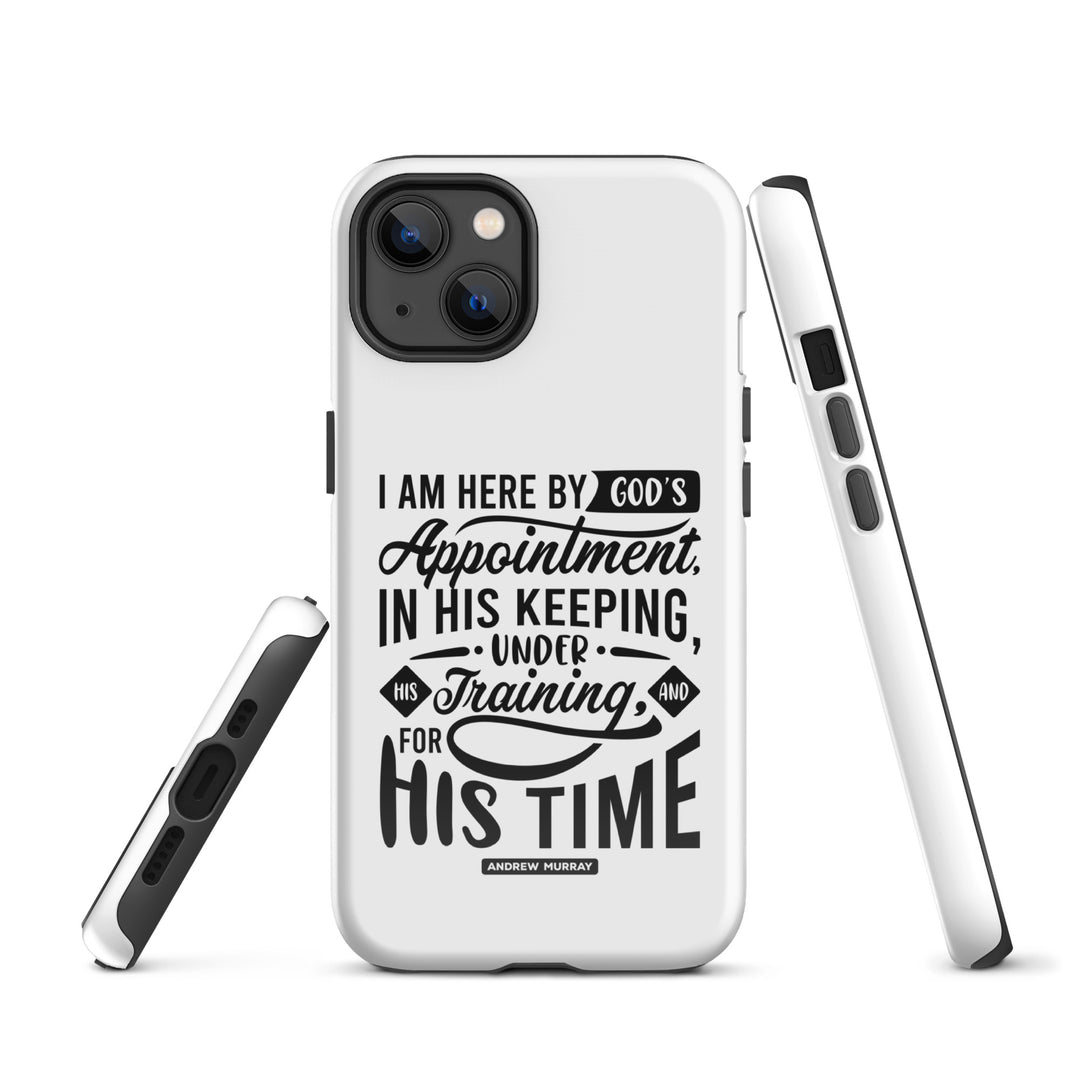 Christian Phone Case His Time White for iPhone® iPhone® Phone Cases   