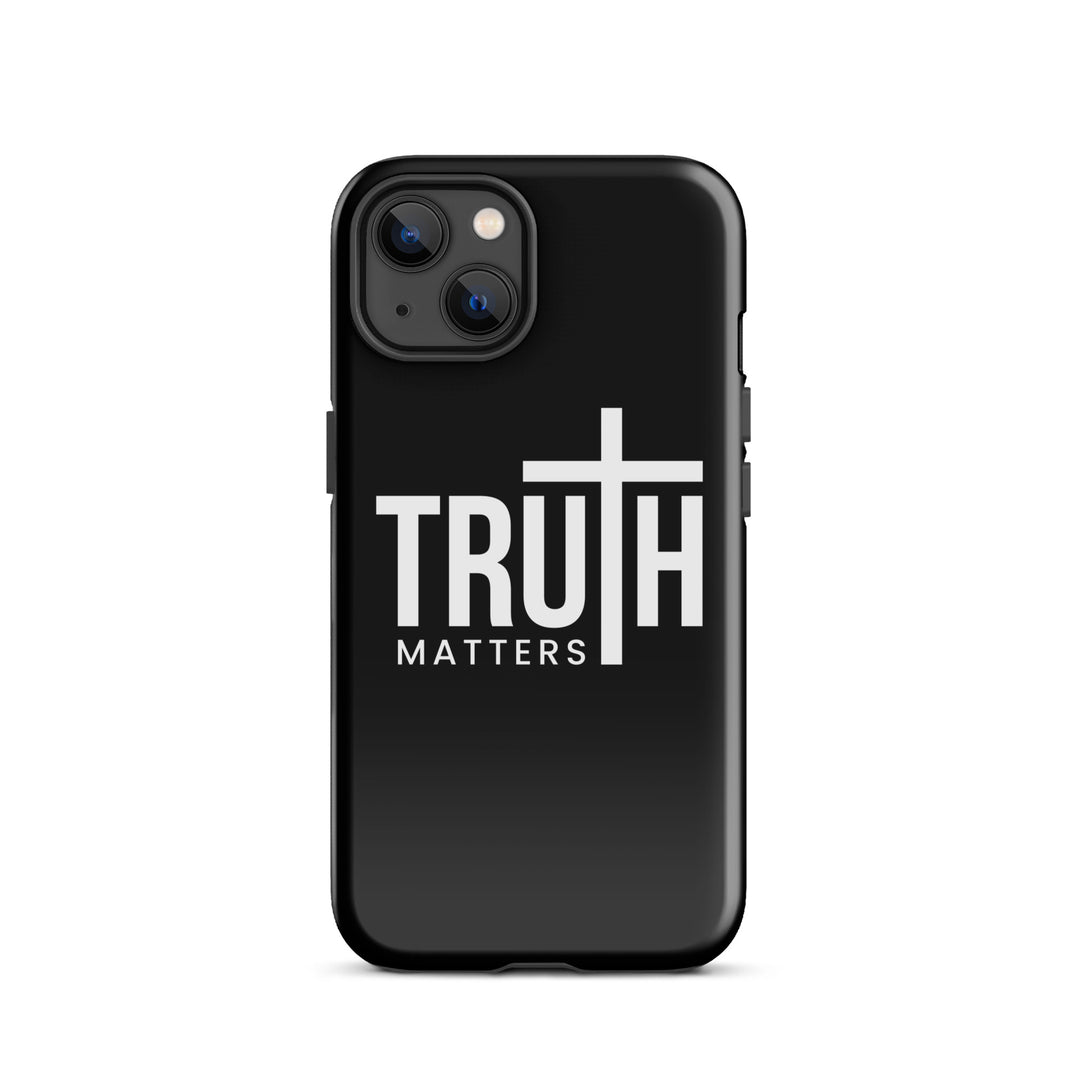 Christian Phone Case Truth Matters Black for iPhone® iPhone® Phone Cases Glossy iPhone 13 