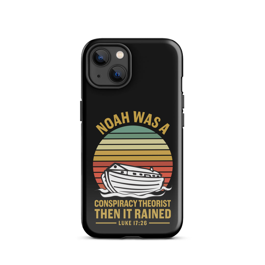 Christian Phone Case Noah Conspiracy Black for iPhone® iPhone® Phone Cases Glossy iPhone 13 