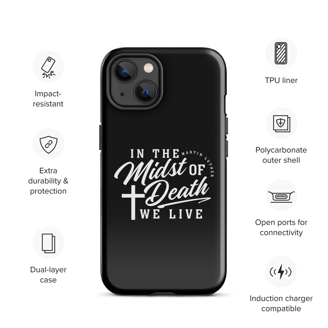 Christian Phone Case Midst of Death Black for iPhone® iPhone® Phone Cases   