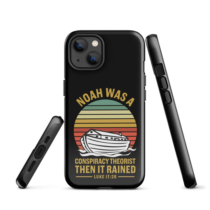 Christian Phone Case Noah Conspiracy Black for iPhone® iPhone® Phone Cases   