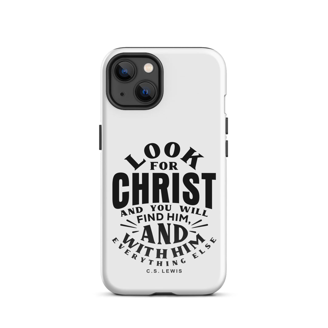 Christian Phone Case Look For Christ White for iPhone® iPhone® Phone Cases Glossy iPhone 13 