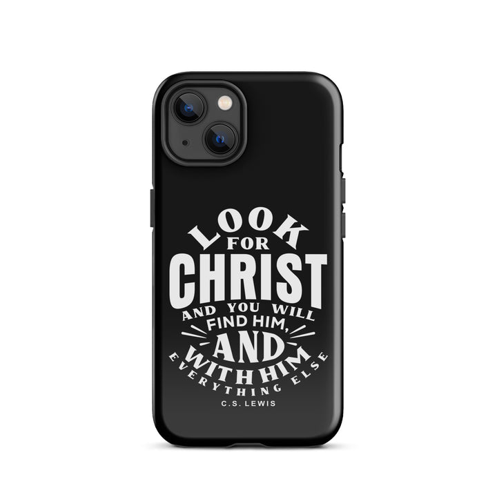 Christian Phone Case Look For Christ Black for iPhone® iPhone® Phone Cases Glossy iPhone 13 