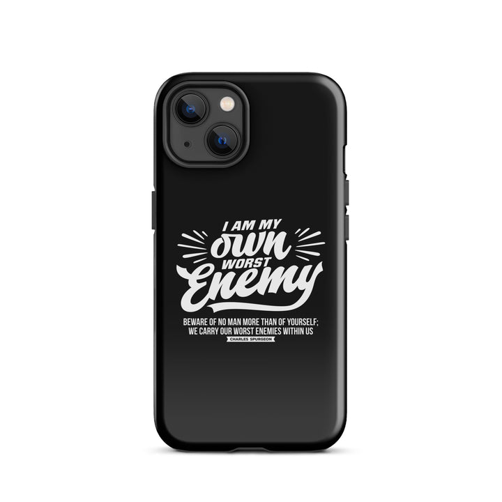 Christian Phone Case Worst Enemy Black for iPhone® iPhone® Phone Cases Glossy iPhone 13 