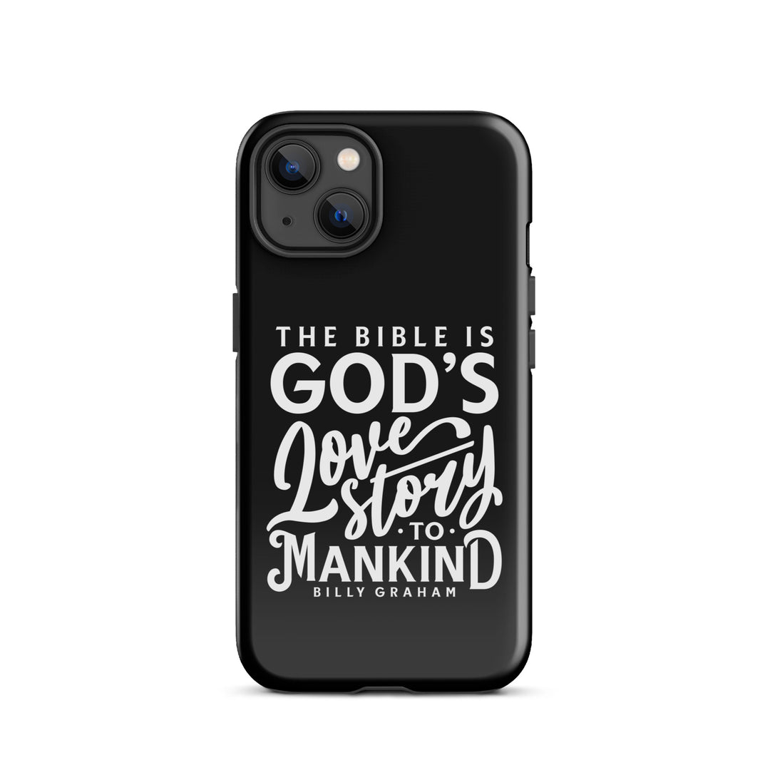 Christian Phone Case God's Love Story Black for iPhone® iPhone® Phone Cases Glossy iPhone 13 