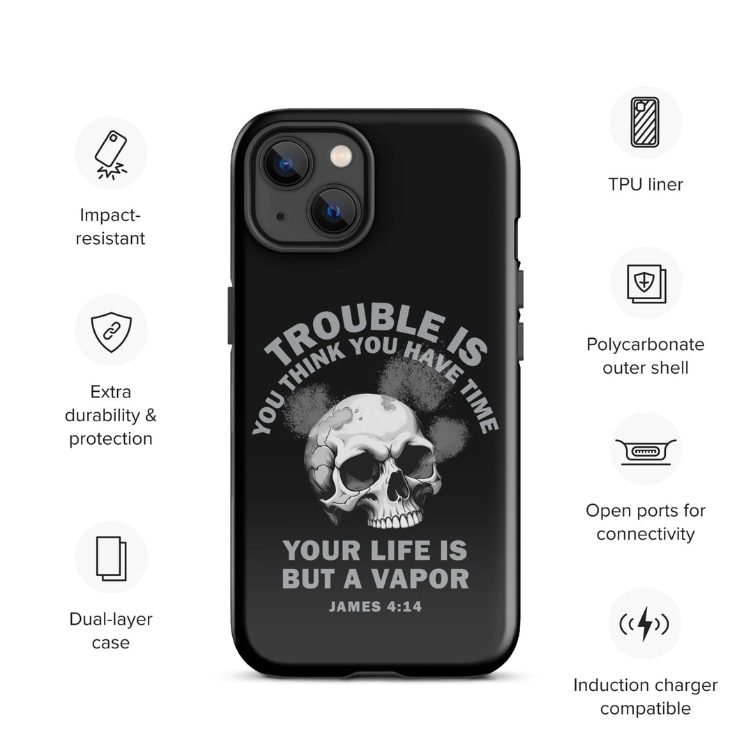 Christian Phone Case Life Is Vapor Black for iPhone® iPhone® Phone Cases   