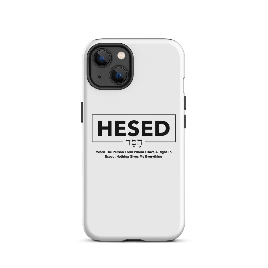 Christian Phone Case Hesed Everything White for iPhone® iPhone® Phone Cases Glossy iPhone 13 