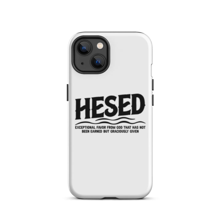 Christian Phone Case Hesed Exceptional Favor White for iPhone® iPhone® Phone Cases Glossy iPhone 13 