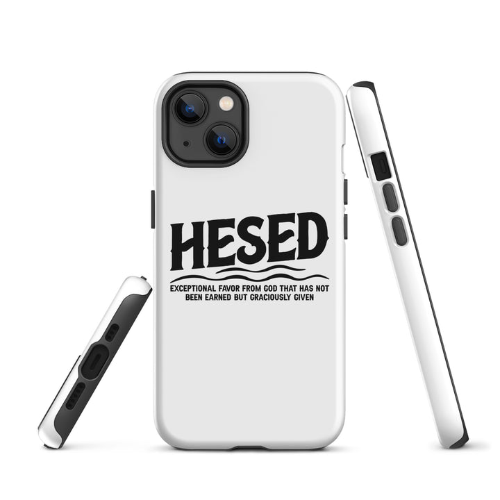 Christian Phone Case Hesed Exceptional Favor White for iPhone® iPhone® Phone Cases   