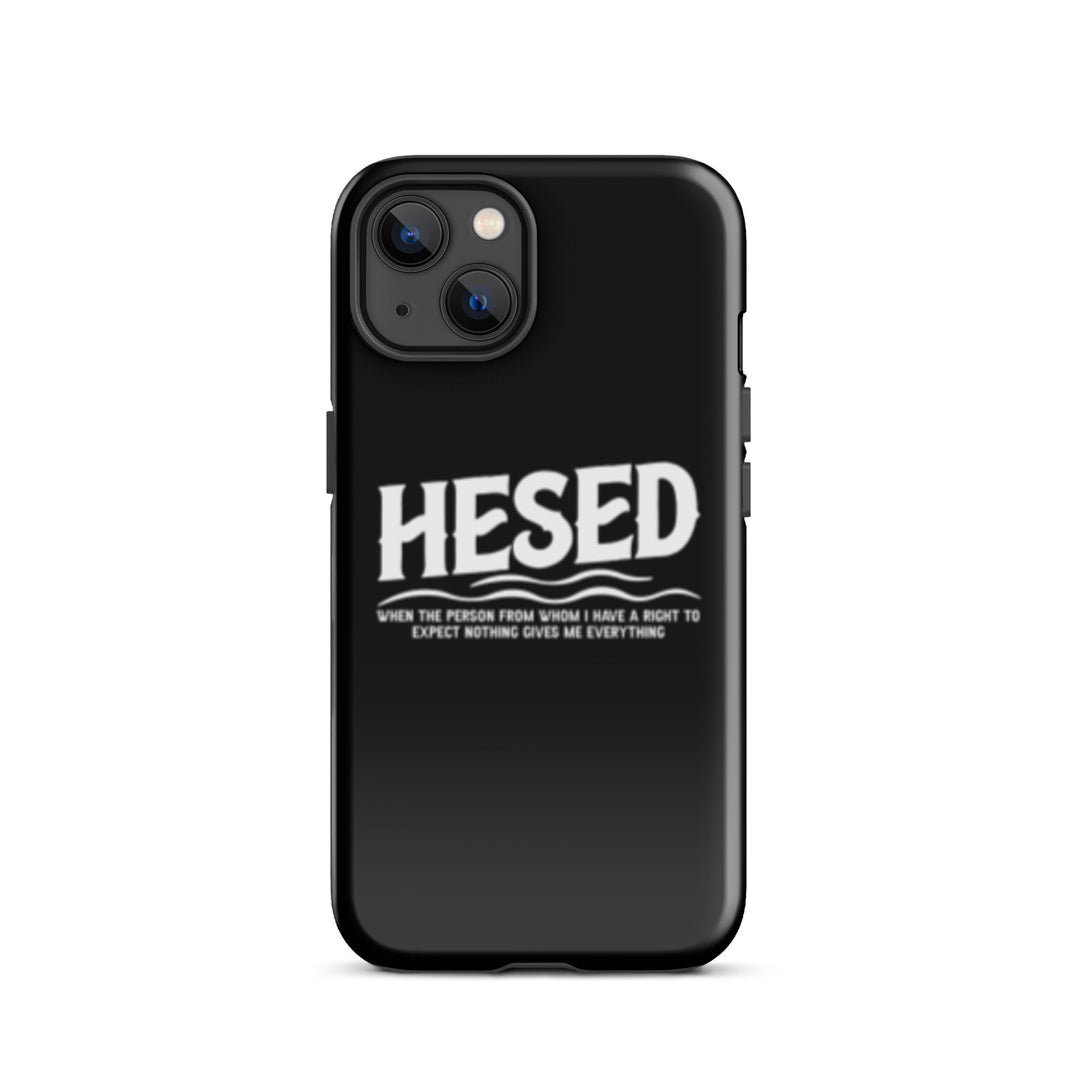 Christian Phone Case Hesed Everything Black for iPhone® iPhone® Phone Cases Glossy iPhone 13 