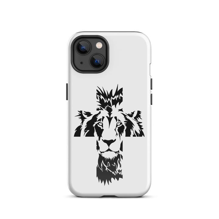 Christian Phone Case Aslan Cross White for iPhone® iPhone® Phone Cases Glossy iPhone 13 