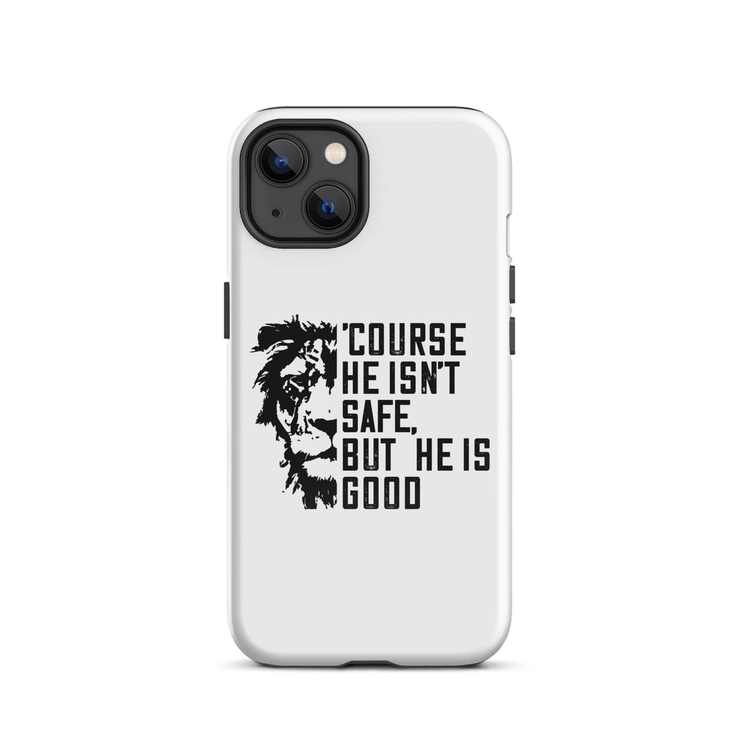 Christian Phone Case 'Course He Isn't Safe White for iPhone® iPhone® Phone Cases Glossy iPhone 13 