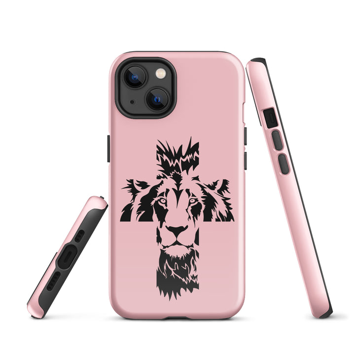 Christian Phone Case Aslan Cross Pink for iPhone® iPhone® Phone Cases   