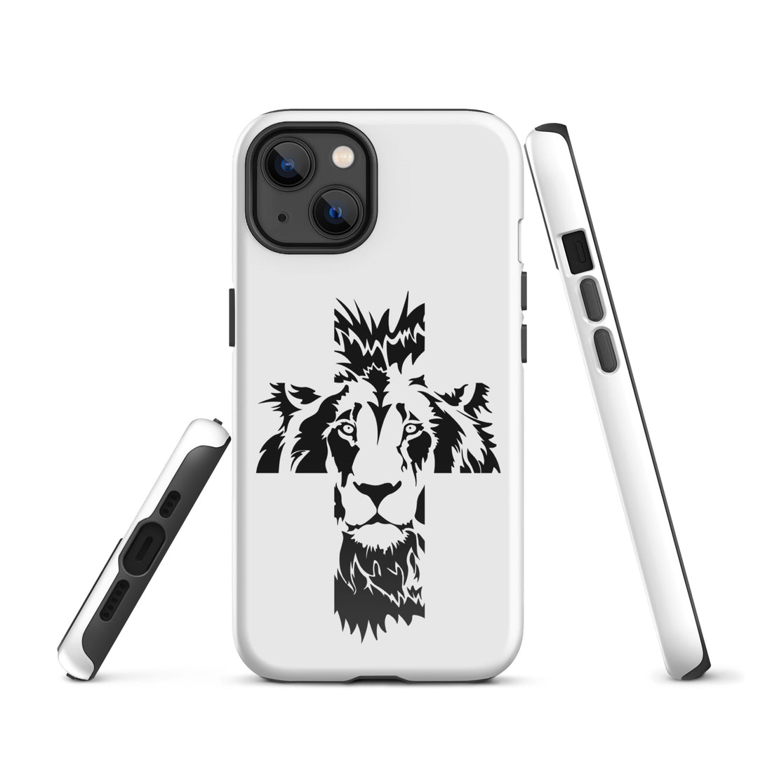 Christian Phone Case Aslan Cross White for iPhone® iPhone® Phone Cases   