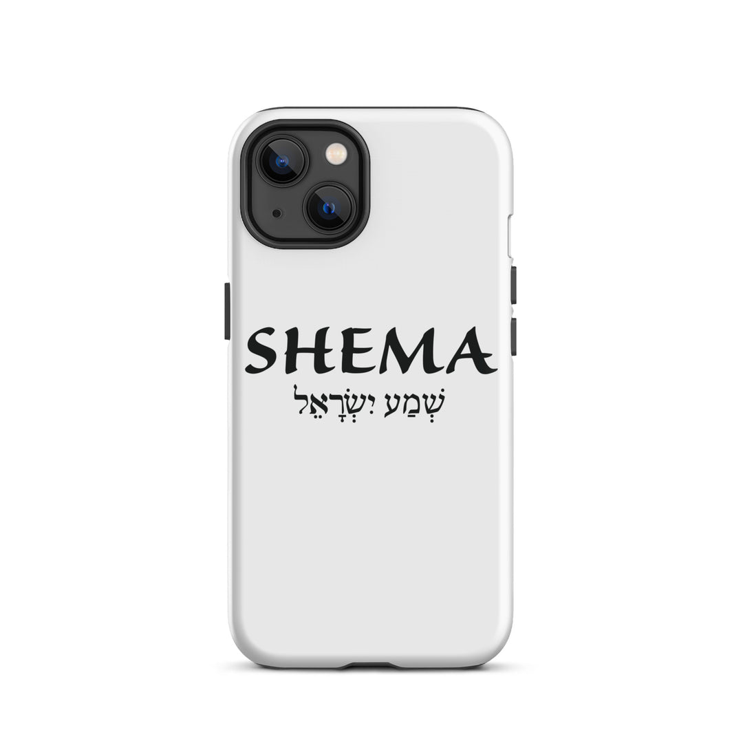 Christian Phone Case Shema Hebrew White for iPhone® iPhone® Phone Cases Glossy iPhone 13 