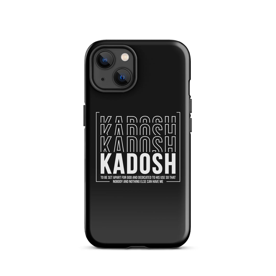 Christian Phone Case Kadosh Dedicated To His Use Black for iPhone® iPhone® Phone Cases Glossy iPhone 13 