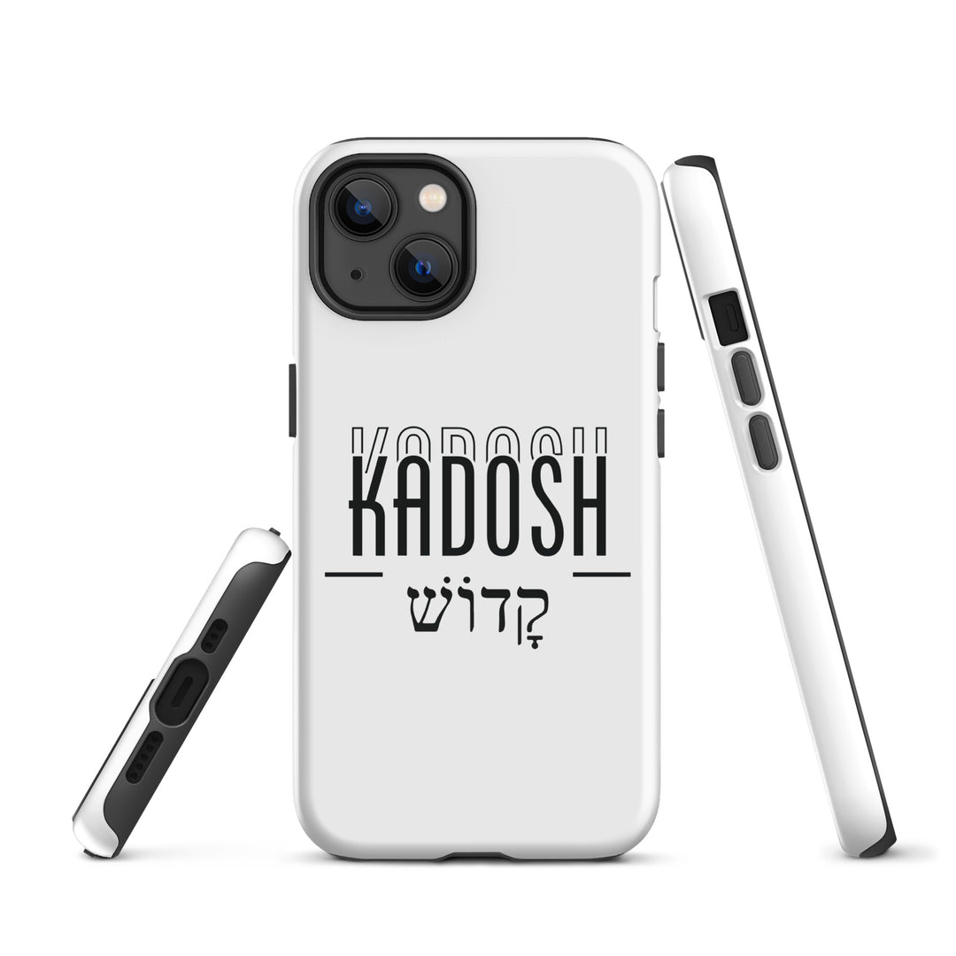 Christian Phone Case Kadosh Hebrew White for iPhone® iPhone® Phone Cases   