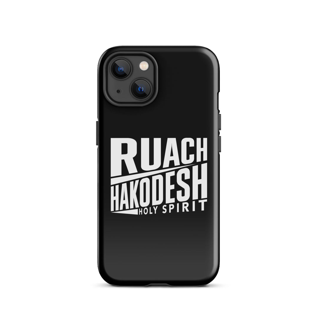 Christian Phone Case Ruach Hakodesh Holy Spirit Black for iPhone® iPhone® Phone Cases Glossy iPhone 13 