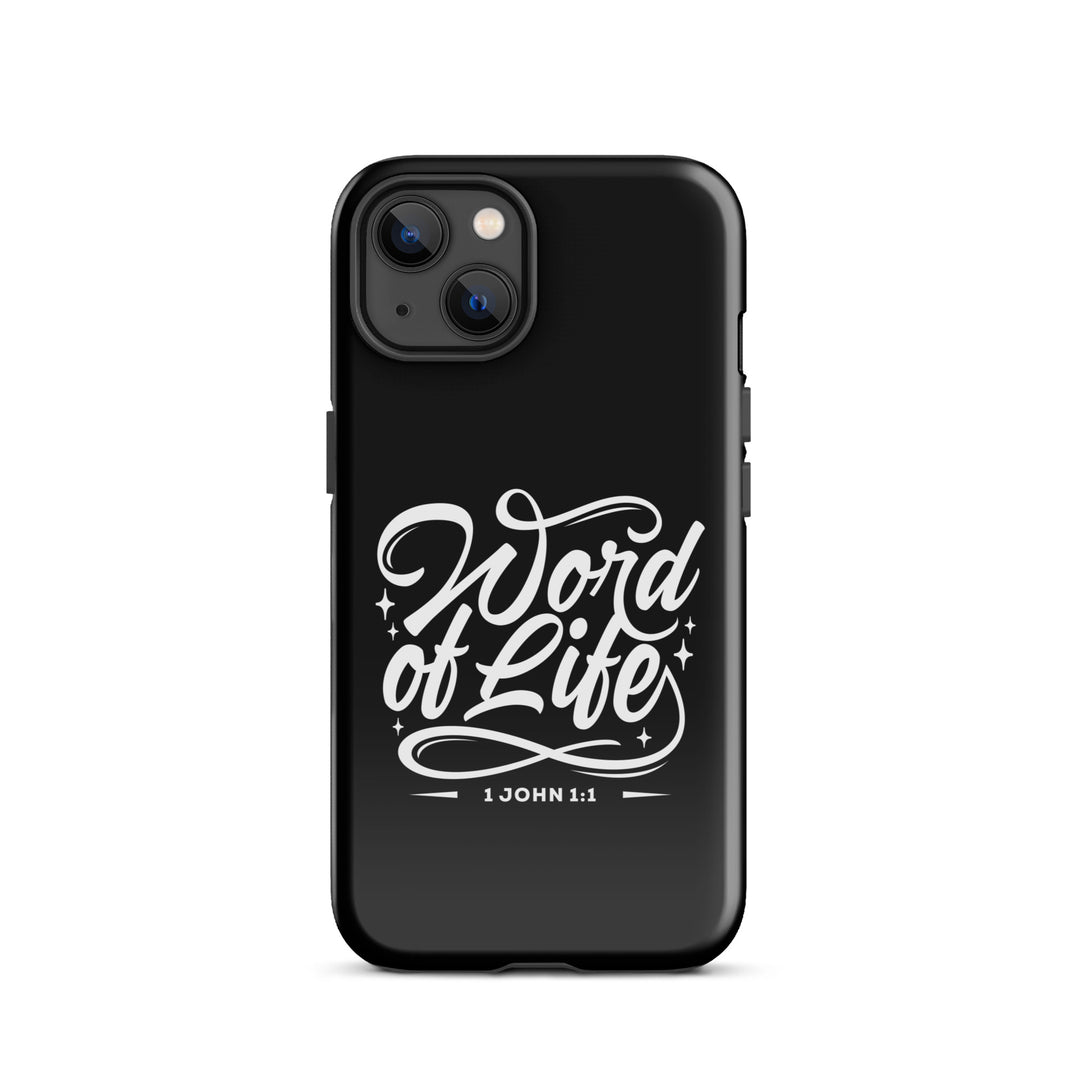 Christian Phone Case Word of Life Black for iPhone® iPhone® Phone Cases Glossy iPhone 13 