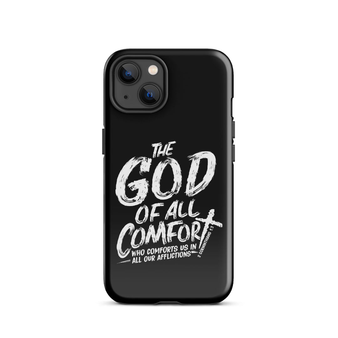 Christian Phone Case God of All Comfort Black for iPhone® iPhone® Phone Cases Glossy iPhone 13 