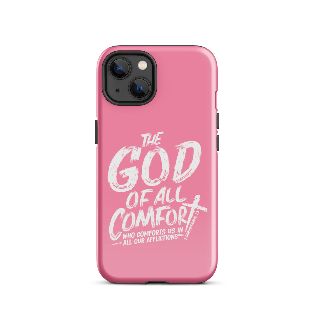 Christian Phone Case God of All Comfort Pink for iPhone® iPhone® Phone Cases Glossy iPhone 13 