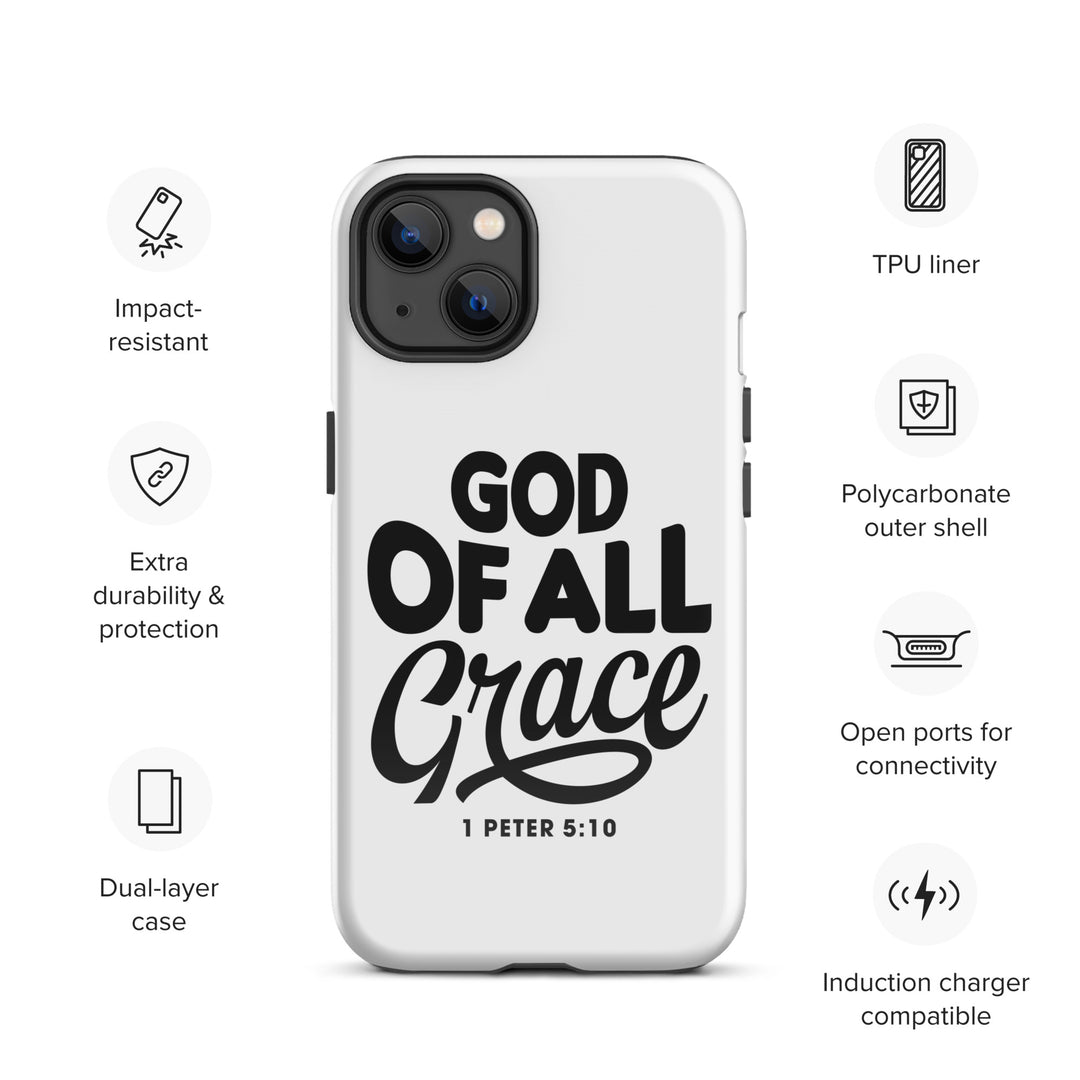 Christian Phone Case God of All Grace White for iPhone® iPhone® Phone Cases   