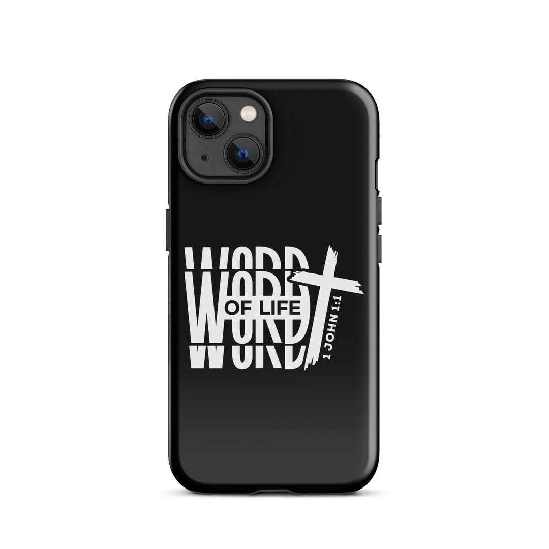 Christian Phone Case Word of Life Black for iPhone® iPhone® Phone Cases Glossy iPhone 13 