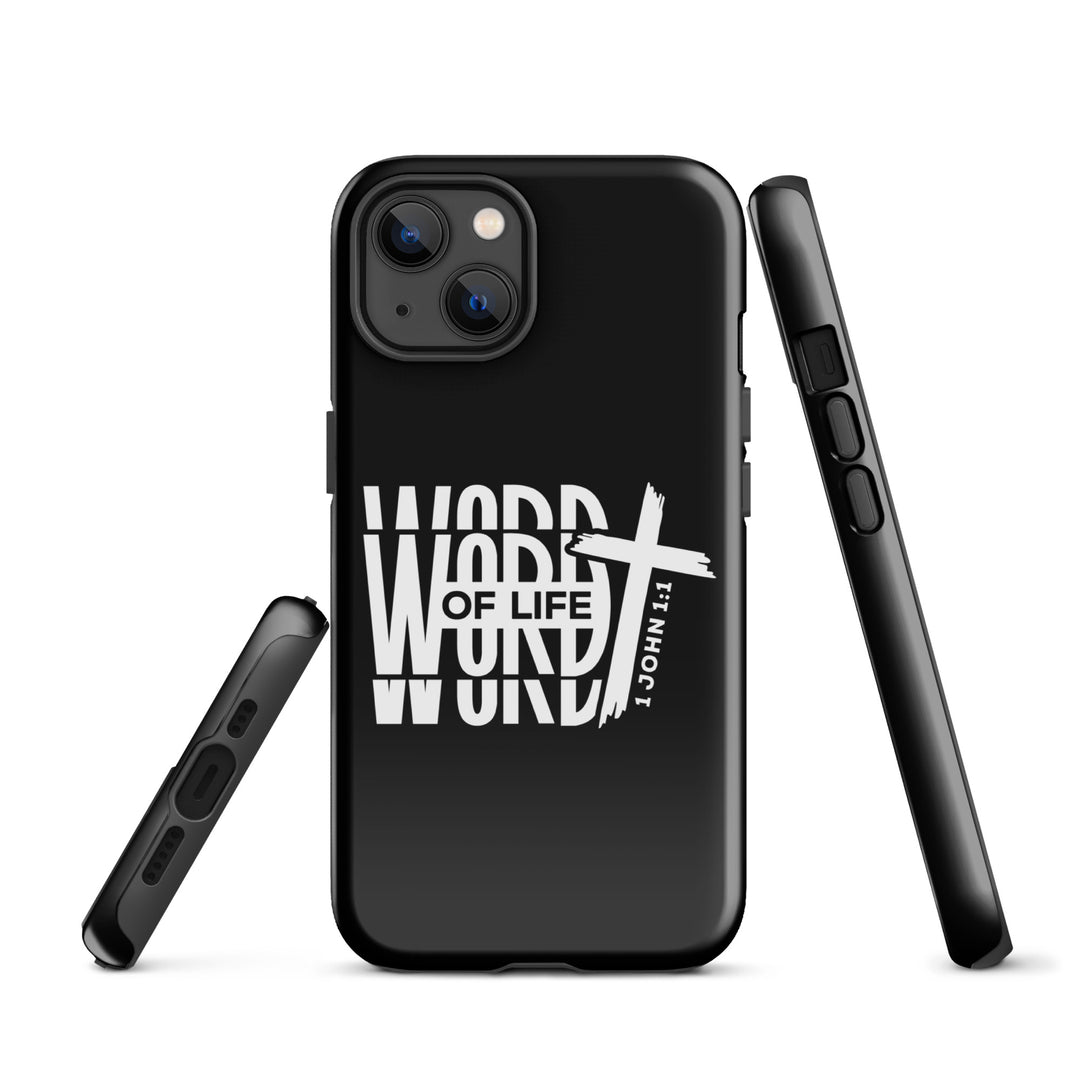 Christian Phone Case Word of Life Black for iPhone® iPhone® Phone Cases   