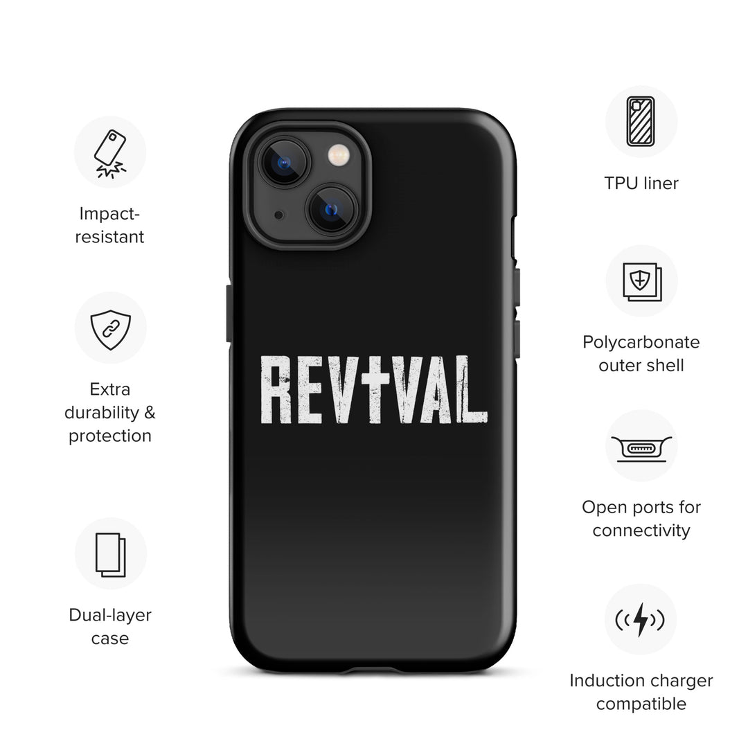 Christian Phone Case Revival Black for iPhone® iPhone® Phone Cases   