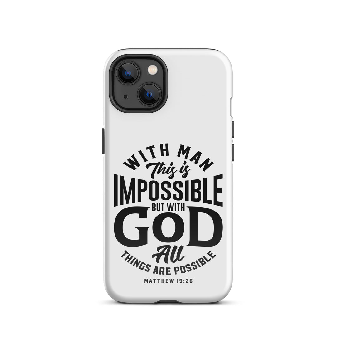 Christian Phone Case All Things Possible White for iPhone® iPhone® Phone Cases Glossy iPhone 13 