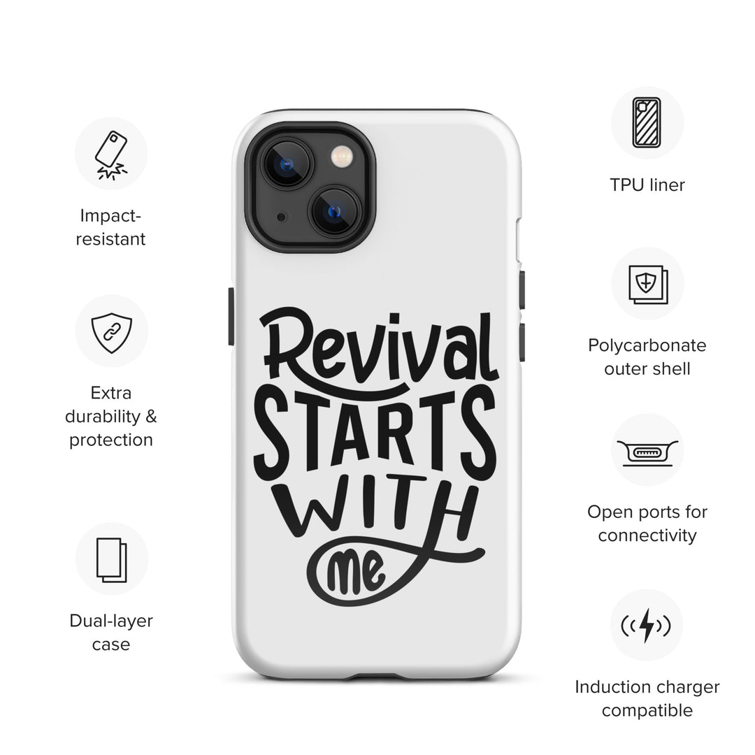 Christian Phone Case Revival Starts With Me White for iPhone® iPhone® Phone Cases   