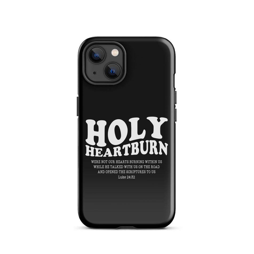 Christian Phone Case Holy Heartburn Black for iPhone® iPhone® Phone Cases Glossy iPhone 13 