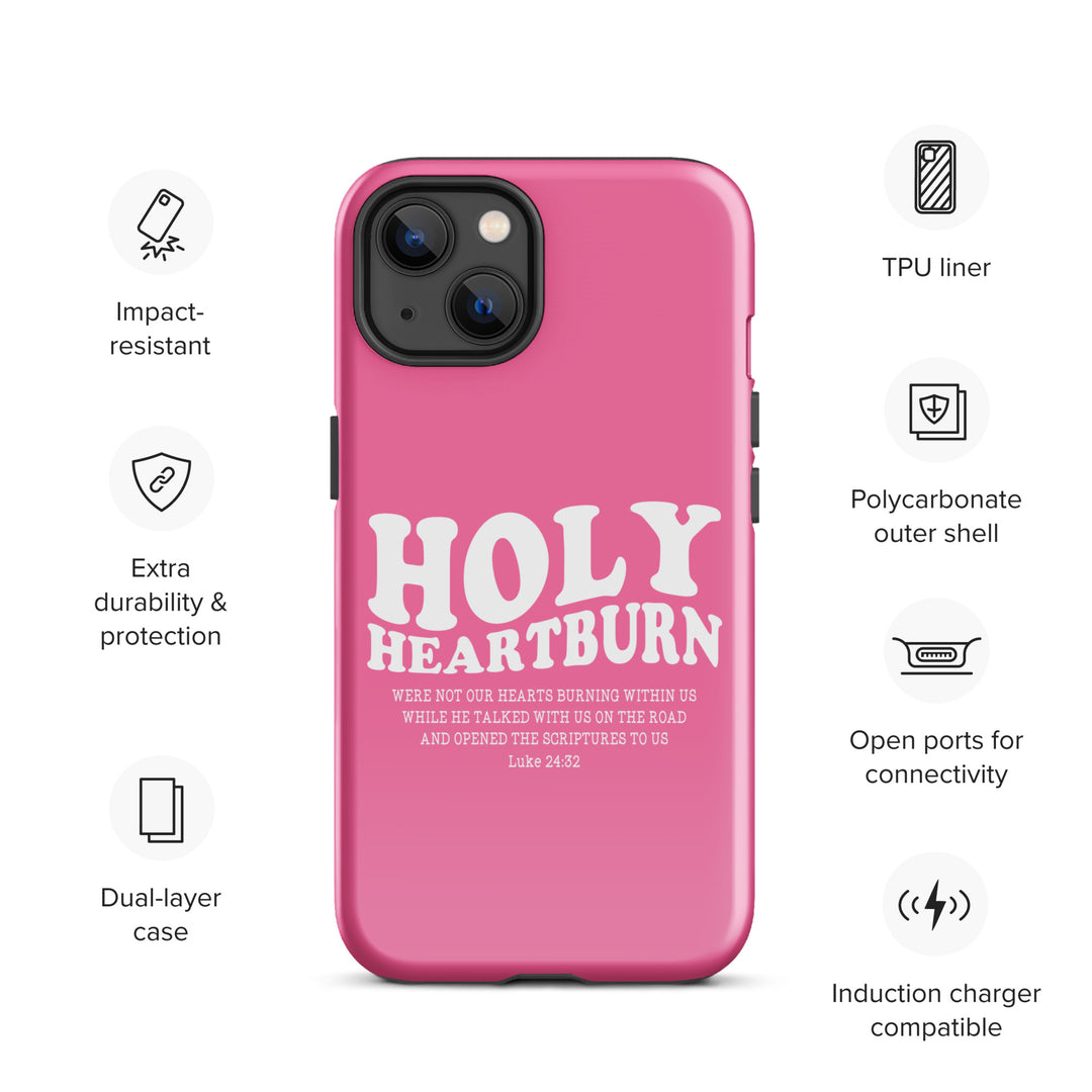 Christian Phone Case Holy Heartburn Pink  for iPhone® iPhone® Phone Cases   