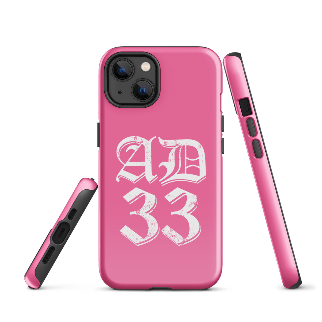 Christian Phone Case AD 33 Old English Pink for iPhone® iPhone® Phone Cases   