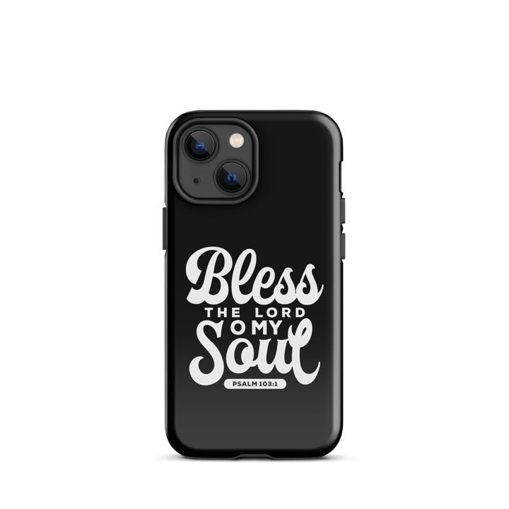 Christian Phone Case Bless The Lord Tough for iPhone® iPhone® Phone Cases Glossy iPhone 13 mini 