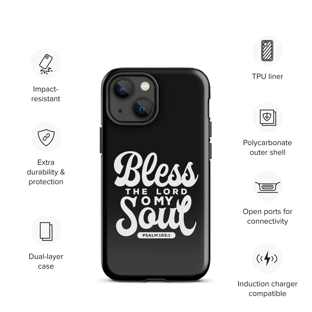 Christian Phone Case Bless The Lord Tough for iPhone® iPhone® Phone Cases   