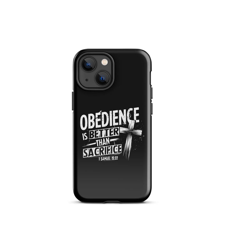 Christian Phone Case Obedience Is Better for iPhone® iPhone® Phone Cases Glossy iPhone 13 mini 