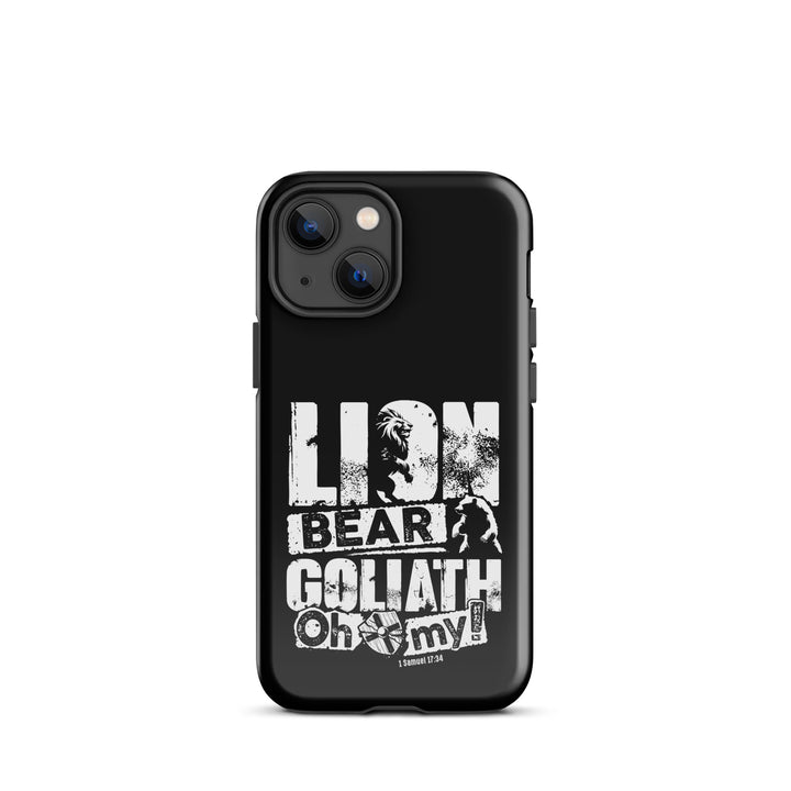 Christian Phone Case Lion Bear Goliath for iPhone® iPhone® Phone Cases Glossy iPhone 13 mini 