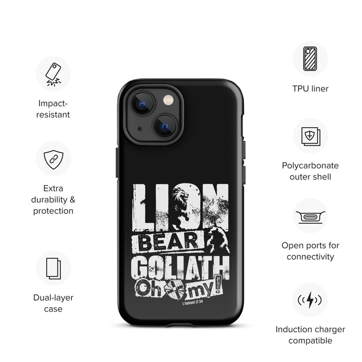 Christian Phone Case Lion Bear Goliath for iPhone® iPhone® Phone Cases   