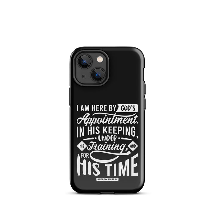 Christian Phone Case His Time Black for iPhone® iPhone® Phone Cases Glossy iPhone 13 mini 