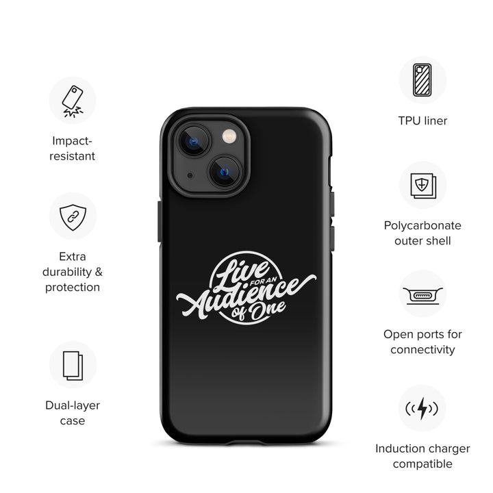 Christian Phone Case Audience of One Black for iPhone® iPhone® Phone Cases   