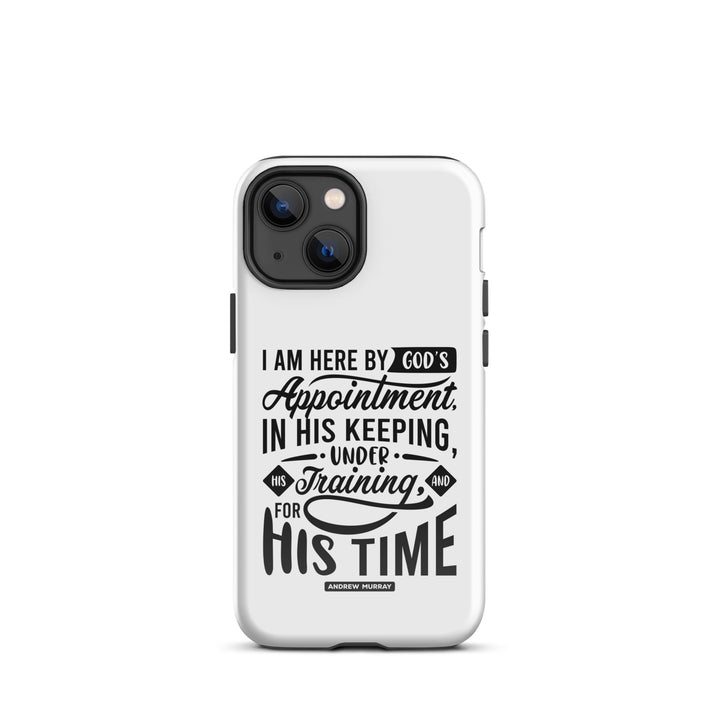 Christian Phone Case His Time White for iPhone® iPhone® Phone Cases Glossy iPhone 13 mini 